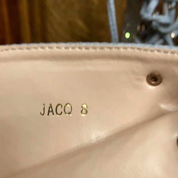 Pair of Azalea Wang embellished to the nines peep toe boots size 8. Style JACQ. - Picture 4 of 8